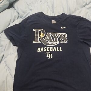 Nike Navy Rays Baseball Tee